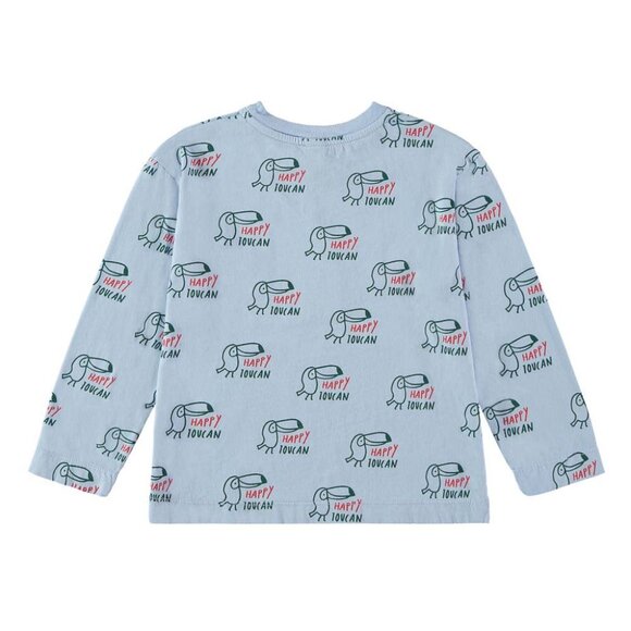 T-Shirt Allover Happy Toucan - Light Blue - Picture 2 of 2